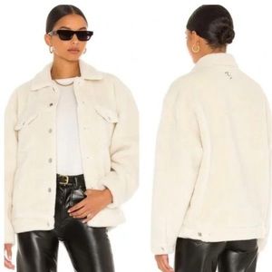 Anine Bing Rory Jacket, white size M